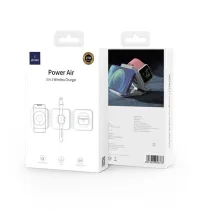 Chargeur Induction Pliable WIWU Power Air 3-en-1 | Compatible MagSafe