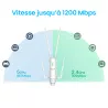 Répéteur WiFi Extérieur WAVLINK Aerial HD4 Dual Band