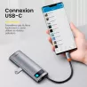 Hub USB-C 7-en-1 BASEUS avec Ports USB-C/A | HDMI | MicroSD