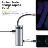 Hub USB-C 7-en-1 BASEUS avec Ports USB-C/A | HDMI | MicroSD