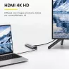 Hub USB-C 7-en-1 BASEUS avec Ports USB-C/A | HDMI | MicroSD