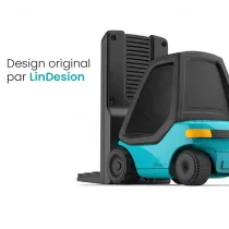 Chargeur Induction LINDESIGN ForkLift | Support Inclinable