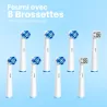 Brosse à Dents Électrique BITVAE R2 à Brossage Rotatif