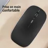 Souris Optique WIWU Wimic Lite - Double Connexion Bluetooth & 2,4 Ghz