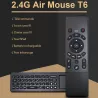 Mini Clavier T6 2,4Ghz- FlyMouse avec Clavier Intégré