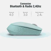 Souris Optique RAPOO M100 Silent Bluetooth & 2,4Ghz