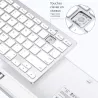 Clavier Bluetooth avec Touches Françaises AZERTY