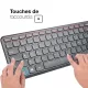 Clavier AZERTY Sans Fil L200 avec TouchPad Intégré