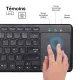 Clavier AZERTY Sans Fil L200 avec TouchPad Intégré