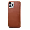 iPhone 13 Pro Max | Étui Slim ICARER en Cuir Véritable
