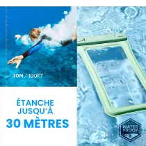 Pochette Étanche Flottante SPIGEN Aqua Shield | Compatible 6,9'