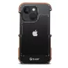 iPhone 13 | Bumper R-JUST IronWood en Bois & Aluminium