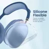 Coques en Silicone Transparent pour Écouteurs AirPods Max