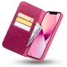 iPhone 13 | Étui CB QIALINO Croco en Cuir Véritable