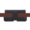 Étui Ceinture Horizontal Cuir pour Smartphone de 5,5 à 7,2'