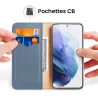 Galaxy S22 Plus | Étui DUX DUCIS Hivo en Cuir véritable