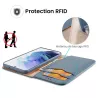 Galaxy S22 Plus | Étui DUX DUCIS Hivo en Cuir véritable