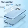 iPhone 12 Pro | Coque MagSafe Translucide avec Cache Caméra