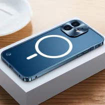 iPhone 12 Mini | Coque MagSafe Translucide avec Cache Caméra
