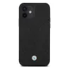 iPhone 12 | Coque BMW avec Côtés Perforés en Cuir Véritable