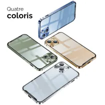 iPhone 12 Pro Max | Coque Translucide Contour Métal