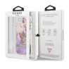 Coque Paillettes GUESS Glitter Flower pour iPhone SE 2022