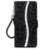 iPhone SE / 8 / 7 | Étui Portefeuille à Paillettes