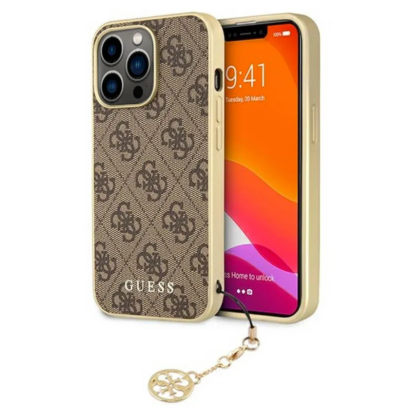 iPhone 13 Pro | Coque GUESS Charms avec Pendentif 4G