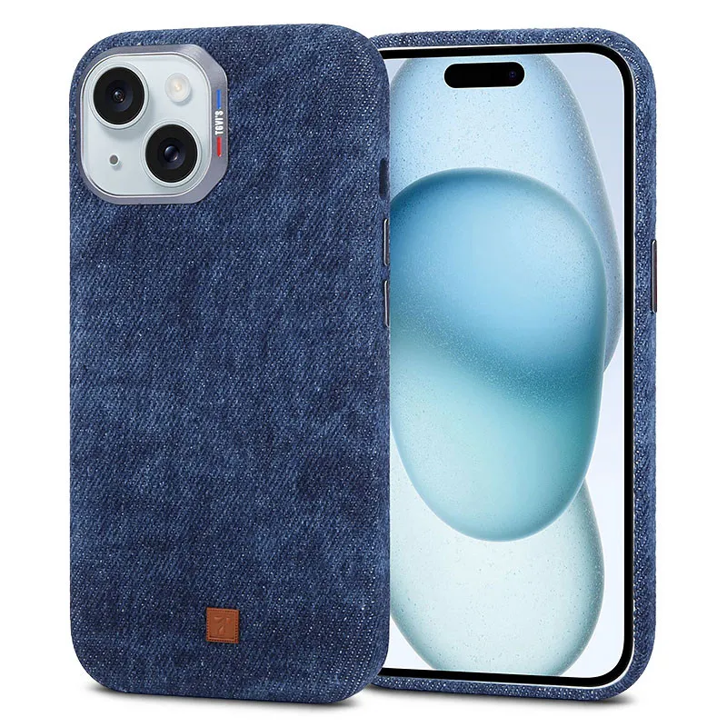 iPhone 15 Plus | Coque en Tissus TGVI'S Vida Séries avec MagSafe iPhone 15 Plus | Coque en Tissus TGVI'S Vida Séries avec MagSafe