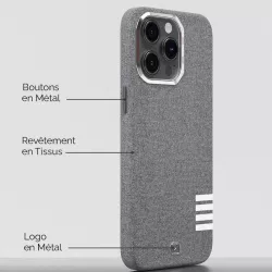 iPhone 15 Plus | Coque en Tissus TGVI'S Vida Séries avec MagSafe