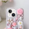 iPhone 13 | Coque Strass & Roses 3D