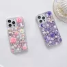 iPhone 15 Pro | Coque Strass & Roses 3D