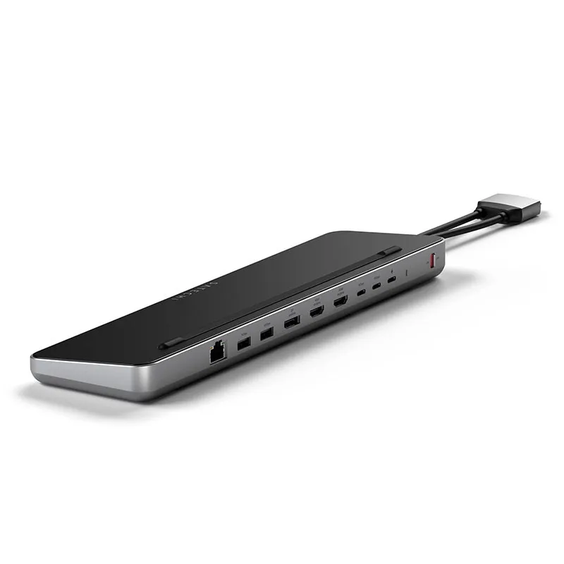 Station d'Accueil SATECHI Double USB-C avec Boîtier SSD NVMe Station d'Accueil SATECHI Double USB-C avec Boîtier SSD NVMe