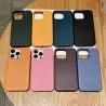 iPhone 15 Plus | Coque MagSafe en Cuir Artificiel