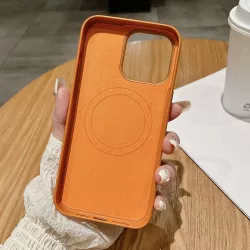 iPhone 15 Pro Max | Coque MagSafe en Cuir Artificiel