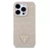 iPhone 15 Pro | Coque GUESS Texture Croco Triangle