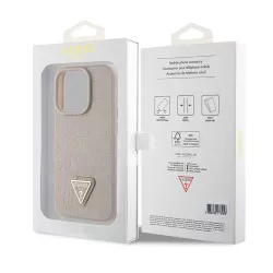 iPhone 15 Pro | Coque GUESS Texture Croco Triangle
