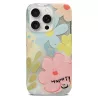 iPhone 14 Pro Max | Coque Silicone Translucide avec Motif Floral