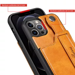iPhone 12 Pro Max | Coque CB SUTENI avec Sangle Chevalet