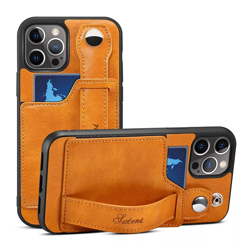 iPhone 12 Pro | Coque CB SUTENI avec Sangle Chevalet