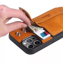 iPhone 12 Pro | Coque CB SUTENI avec Sangle Chevalet