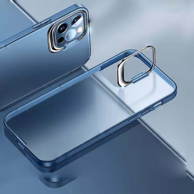 iPhone 12 Pro Max | Coque Translucide avec Bague Caméra