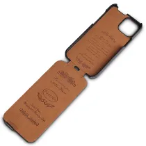 iPhone 12 Mini | Étui Vertical Imitation Cuir