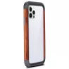 iPhone 12 Pro Max | Bumper R-JUST en Bois de Rose & Alu