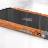 iPhone 12 Pro | Bumper R-JUST en Bois de Rose & Aluminium