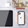 iPhone 12 Pro | Bumper R-JUST en Bois de Rose & Aluminium