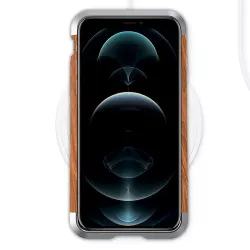 iPhone 12 | Bumper R-JUST en Bois de Rose & Aluminium