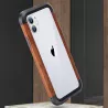 iPhone 12 | Bumper R-JUST en Bois de Rose & Aluminium