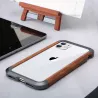 iPhone 12 | Bumper R-JUST en Bois de Rose & Aluminium