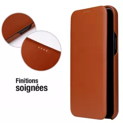 iPhone 12 Pro Max | Étui Slim FIERRE SHANN en Cuir